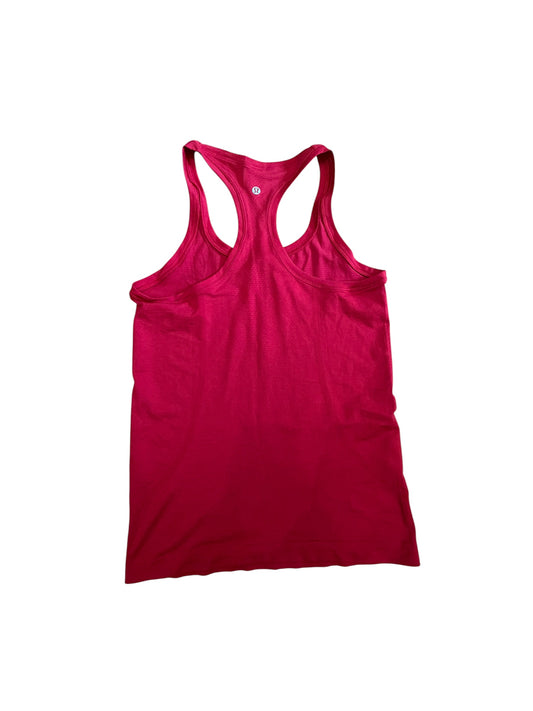 RED LULULEMON TANK 6