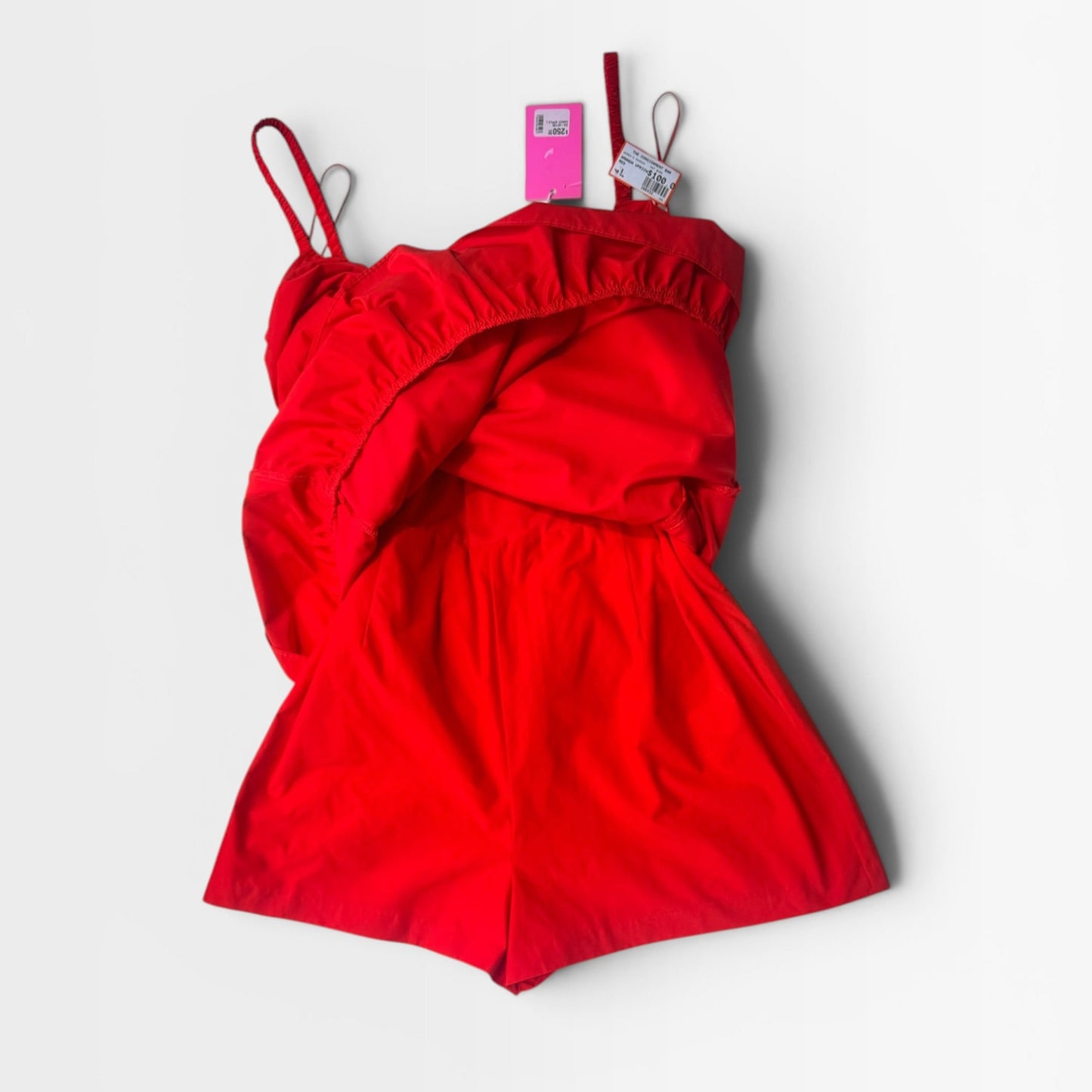 RED AMANDA UPRICHARD ROMPER (NWT $250) L