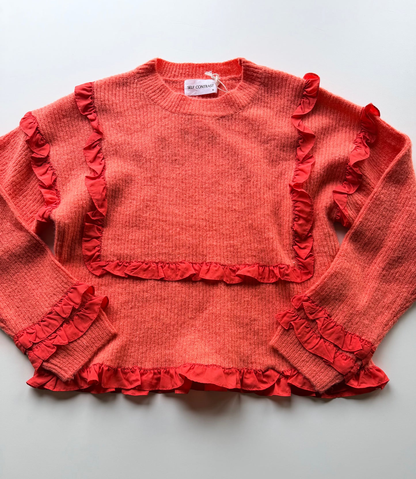 SELF CONTRAST SWEATER (NWT) XS