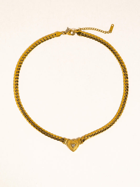 HEART NECKLACE (non-tarnish)