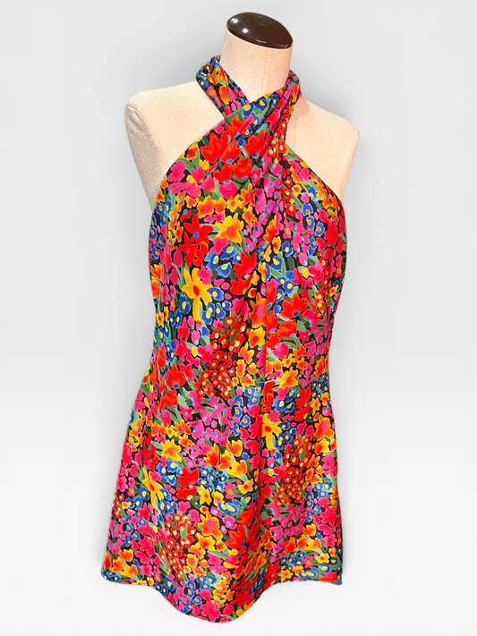 FLOWER MUMU DRESS(ORG. $158) LARGE
