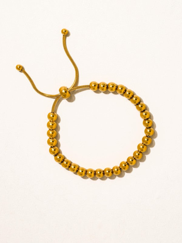 BEADED BRACELET MED (non-tarnish)