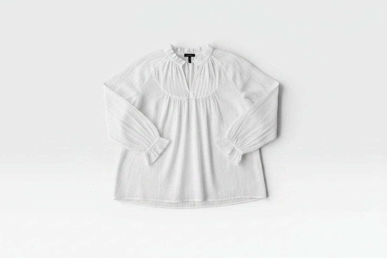WHITE WHO WHAT WEAR TOP 2X