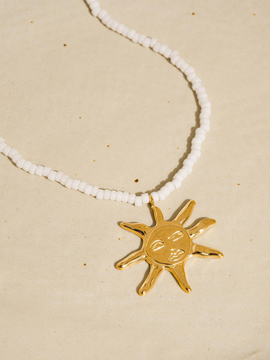 NON TARNISH SUN NECKLACE